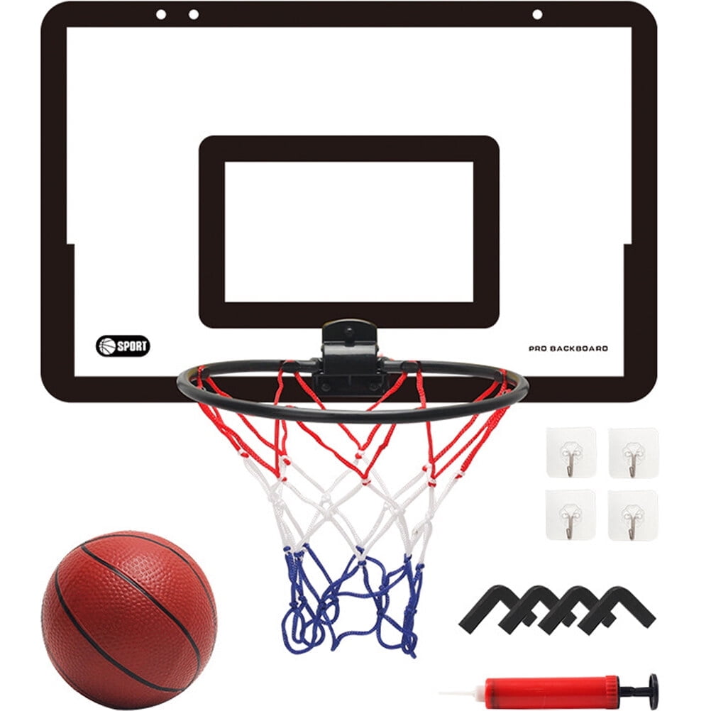 1 Set of Wall Basketball Stand Hanging Shooting Frame Children Basketball Shooting Toy