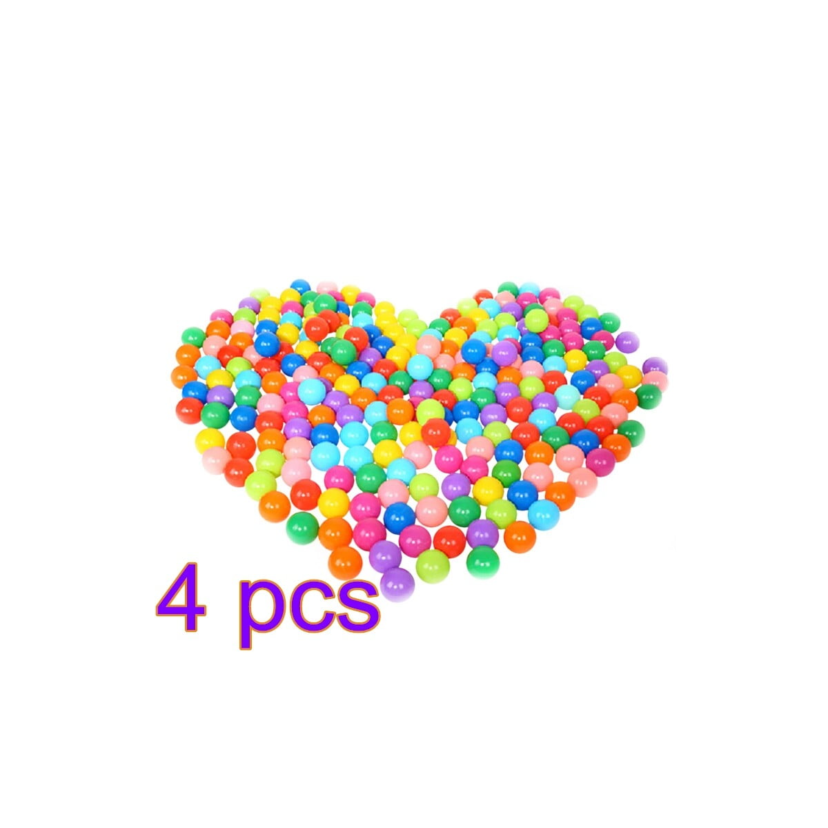 400Pcs Ball Pit Balls for Toddlers Crush Proof Plastic Ball for Ball Pit Children's Toy Balls Pearl Ocean Balls, 2.2inches