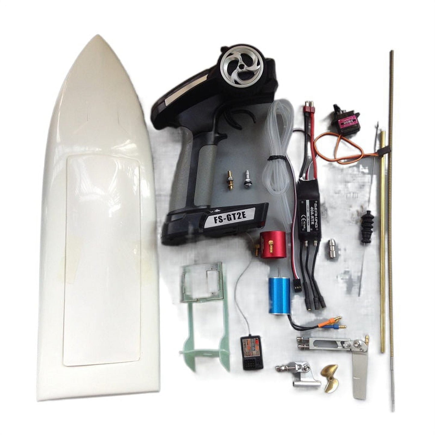 40cm Fiberglass Remote Control Boat DIY Kit