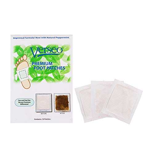 Verseo Overnight Cleansing Foot Pads, Tourmaline Pads to Clean and Energize Your Body (30)