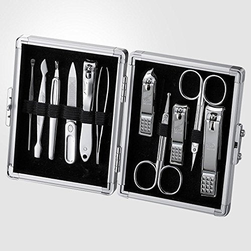 Three Seven (777) Travel Manicure Grooming Kit Nail Clipper Set (11 PCs), MADE IN KOREA, SINCE 1975.