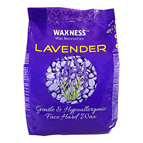 Waxness Premium Luxury Lavender Face Hard Wax Beads 0.8 lb / 400g