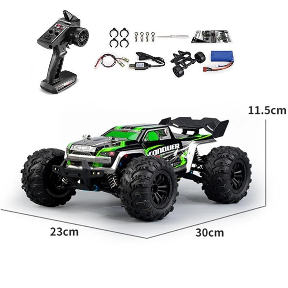 2023 New 1:16 Scale Large RC Cars - 50km/h High Speed Off-Road Monster Truck for Boys - Remote Control Car 2.4G 4WD
