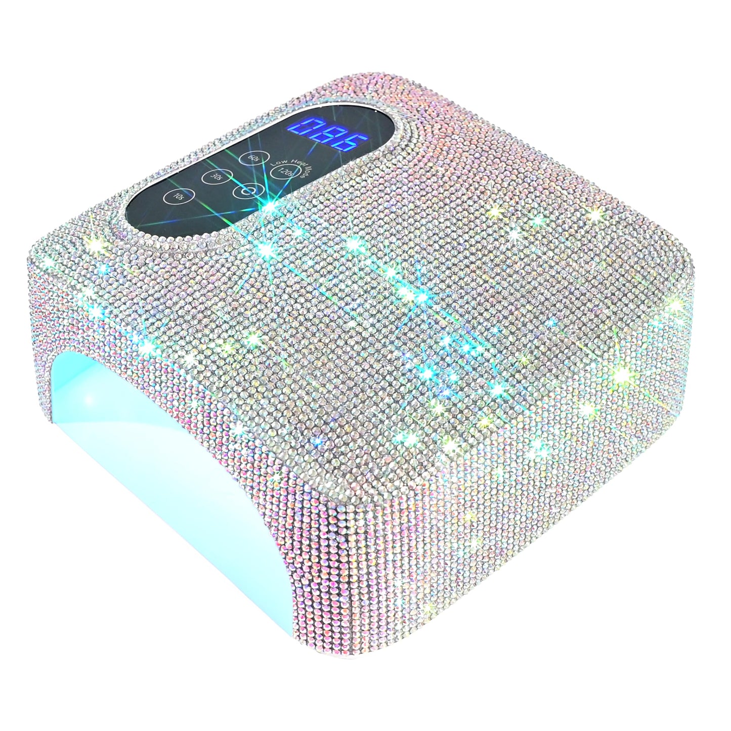 72W Cordless Led Nail Lamp, Rechargeable Nail Dryer, Portable Gel UV Led Nail Light with 4 Timer Setting Sensor, Professional Gel Nail Lights Nail Art Manicure Tools for Home and Salon