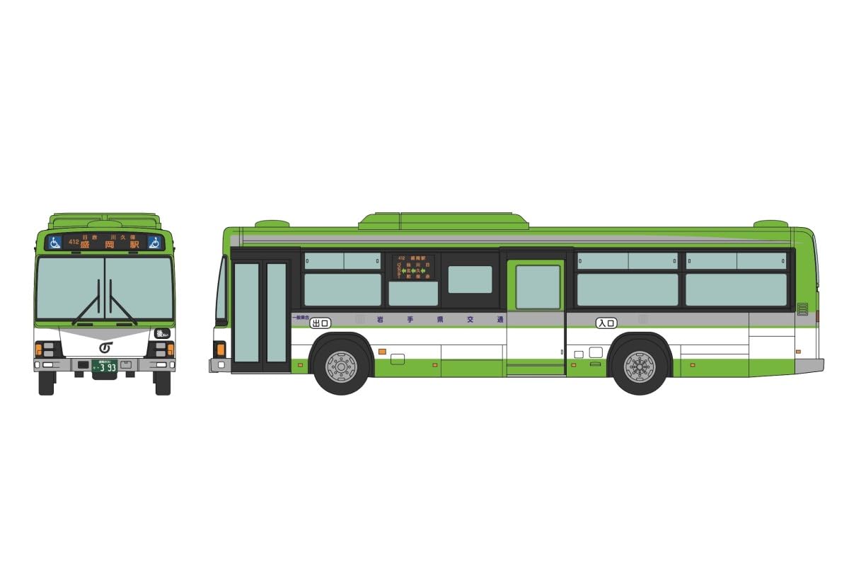 Tomytec All Japan Bus Collection Jb087 Iwate Prefecture Traffic Diorama Supplies