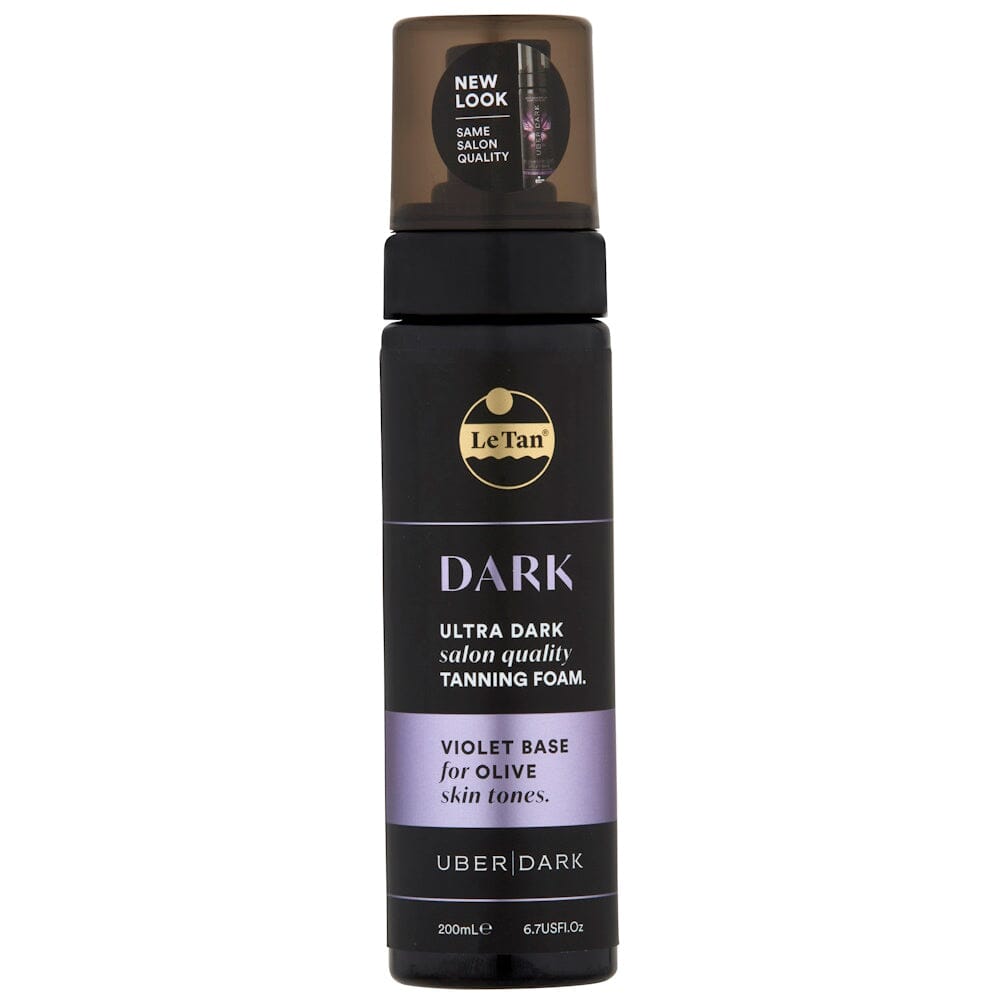 Le Tan UBER DARK Self Tanning Foam 200mL - Violet Base