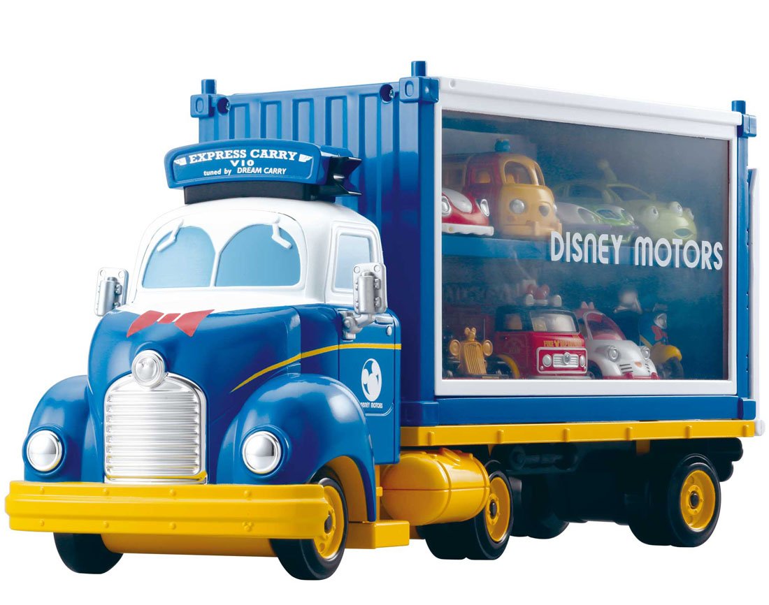 Takara Tomy Tomica Disney Motors Express Carry Japanese Plastic Trucks Disney Toys