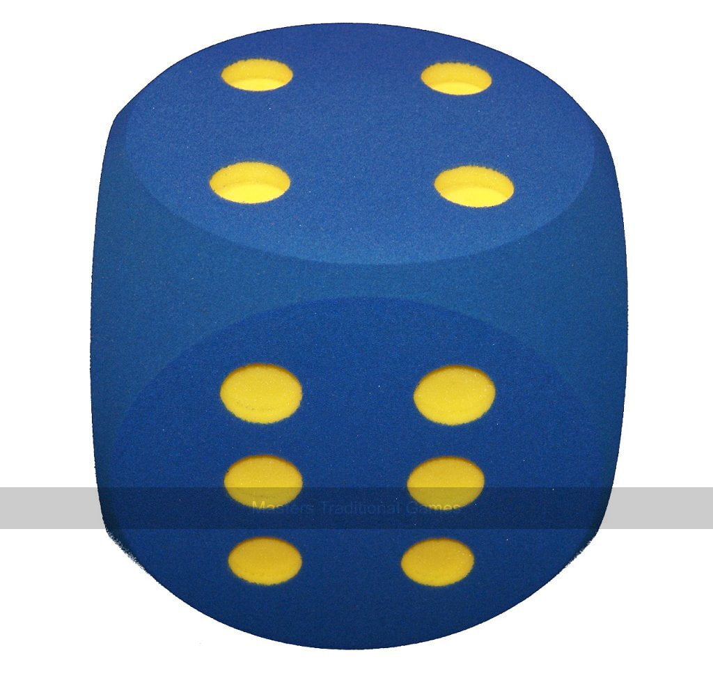 1 Giant Foam Die- 30cm - BLUE