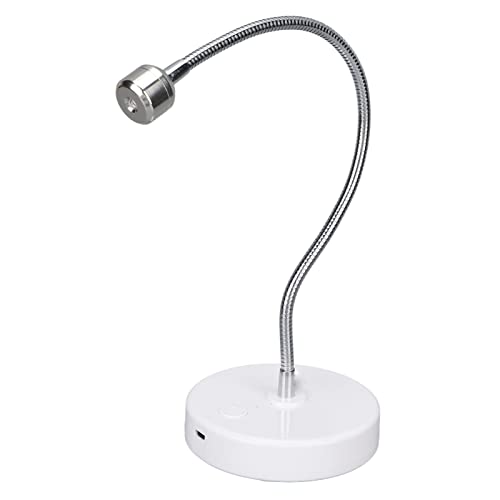 Zunate UV LED Light, 3W Gel Polish Drying Lamp, UV Flash Cure Light with Gooseneck, Gel Polish Dryer Lamp, Ultraviolet Curing Lamp for Fluorescent Paint, Gel Nail