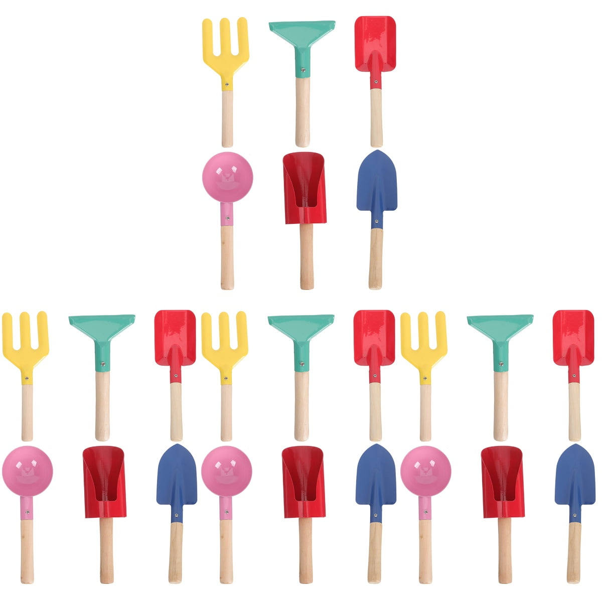 24 pcs Beach Sand Toy Mini Plastic Sand Shovel Sand Digging Shovels Sand Toys for Toddler Sand Play