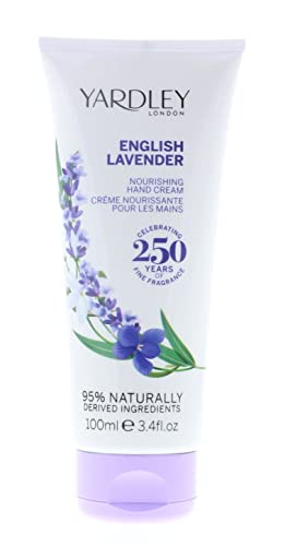 Yardley of London English Lavender Hand & Nail Cream (Case of 3) 3.4 Oz Tubes)