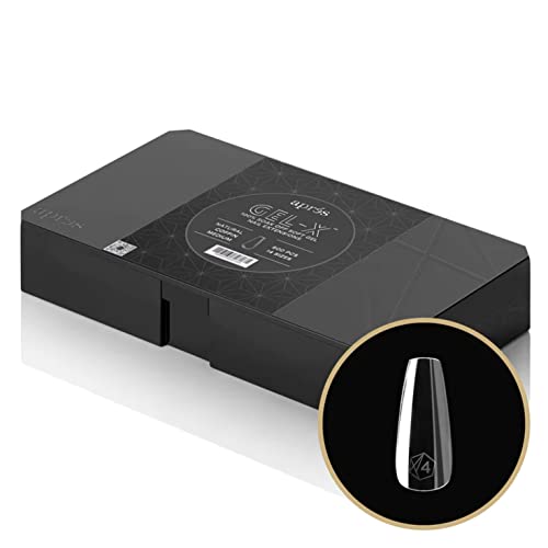 Apres Gel-X Natural Coffin Medium 2.0 Box of Tips 14 sizes 600 PCS