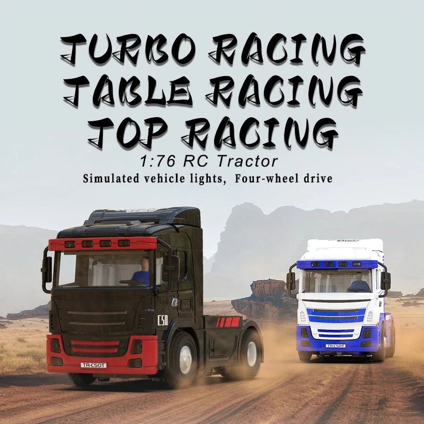1/76 Turbo Racing C50-T Remote Control Container Truck RTR