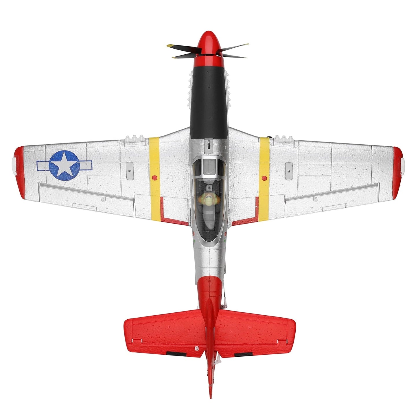 4CH RC P51 Fighter Airplane With Brushless Motor For WLtoys XK A280 Series 2023