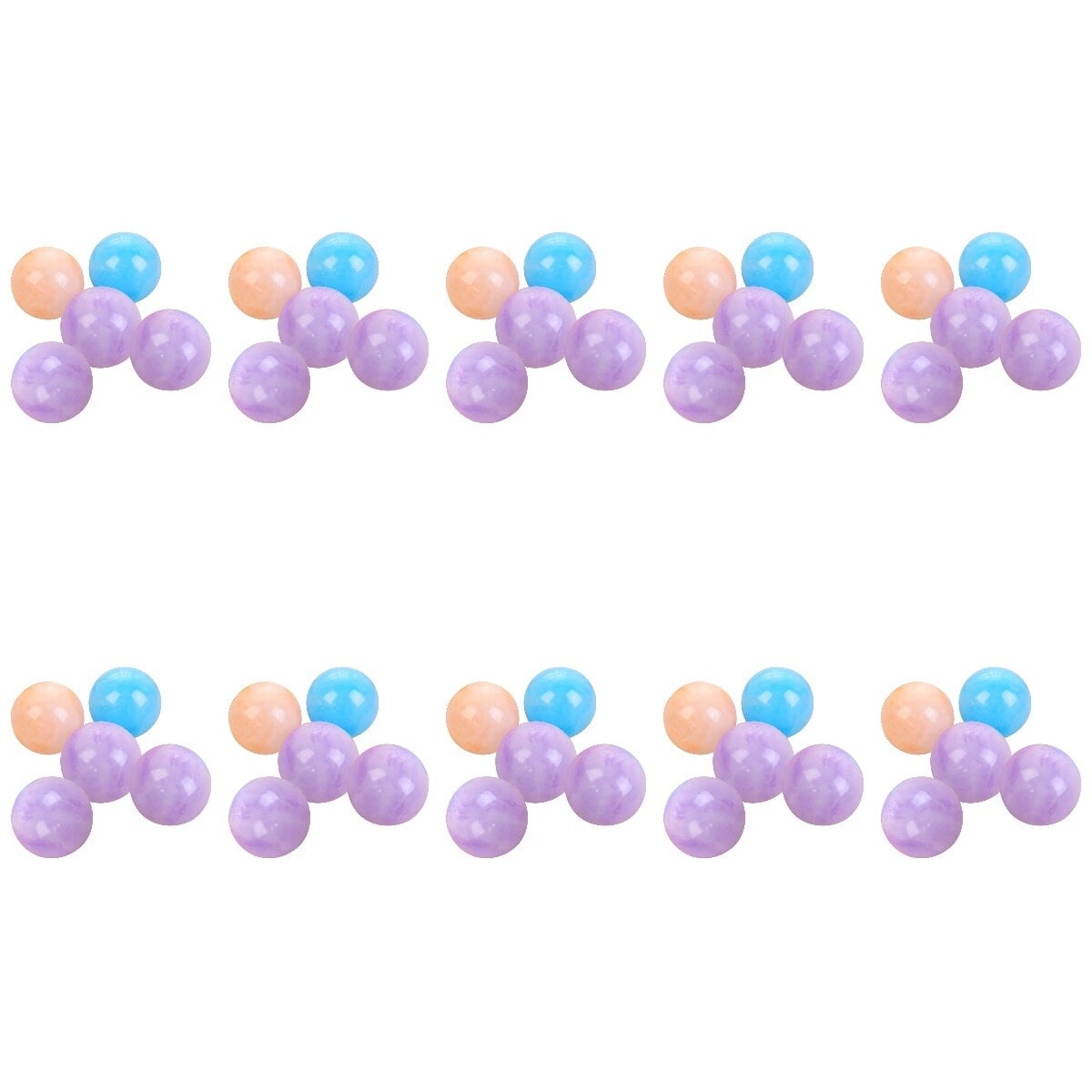 50 Pieces Bouncy Balls Bulk, Mixed Bouncy Balls for Kids Party Favors, Prizes, Birthdays Gift