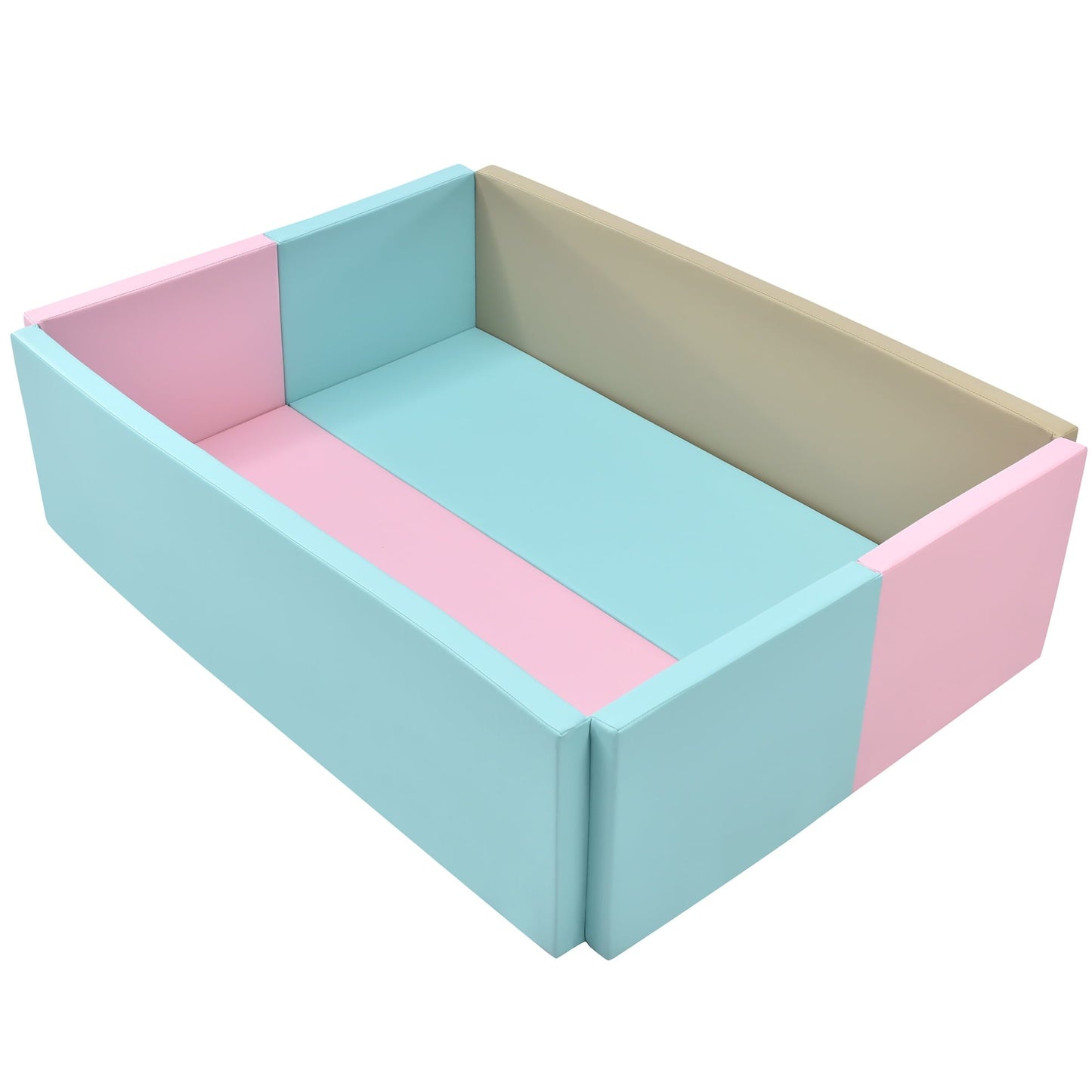 59x43 inch Foam Ball Pits for Toddler, Soft Foam Ball Pool Playpen for Toddlers Crawling, Foldable & Portable Soft Ball Pool, Easy to Set or Clean, Balls NOT Included