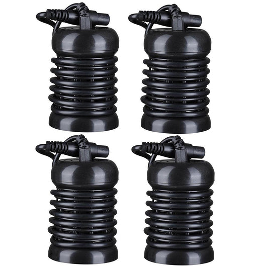 AW 4 Pack Round Arrays for Ionic Detox Foot Bath Spa Cleanse Machine Replacement Array Accessory Black