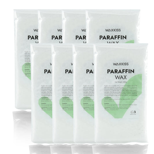 Waxkiss Paraffin Wax for Hand and Feet, 8 Pack Paraffin Wax Refills Unscented for Paraffin Wax Machine for Paraffin Wax Bath