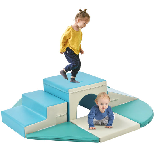 9 in 1 Climbing Toys for Toddlers, Toddler Climbing Toys Indoor with Slide Stairs and Ramp, Indoor Active Play Structure Climber Play Sets for for Toddlers and Preschooler