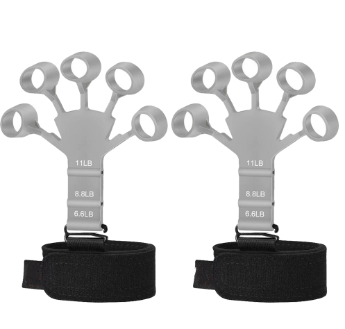"Finger Strength Trainer: Silicone Grip Stretcher"