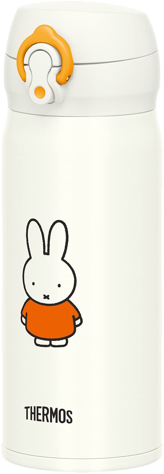 Thermos Vacuum Insulated Water Bottle 400ml Miffy White/Orange JNL-404B