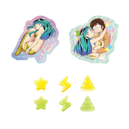 BANDAI CANDY  Urusei Yatsura Die Cut Stickers 12Pcs Box  Candy Toy
