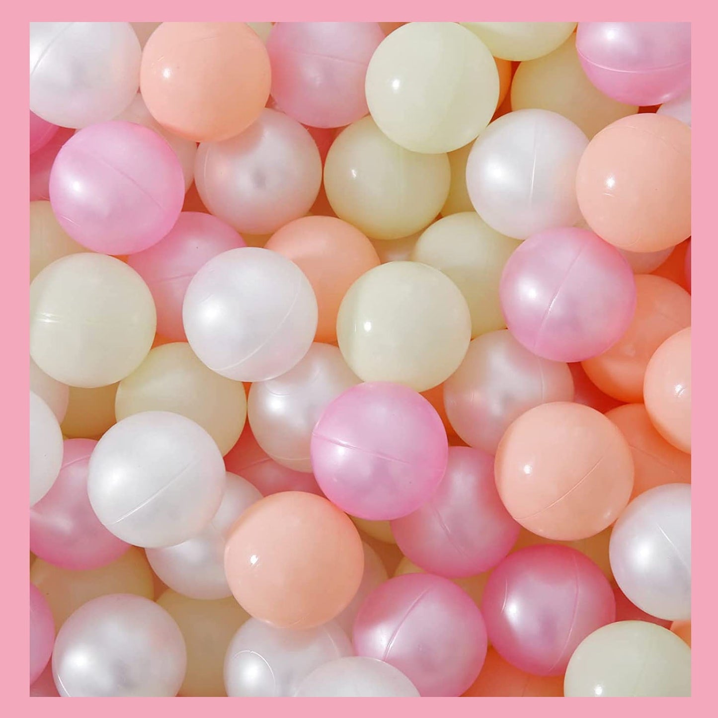 100 Soft Plastic Mini Ball Pit Balls