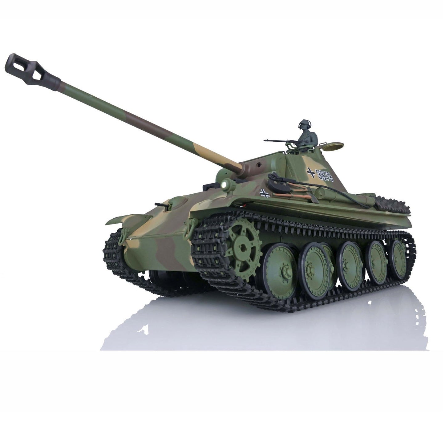 1/16 Scale Henglong TK7.0 German Panther G RTR RC Tank Model 3879 IR BB Airsoft Smoke Sound Effect