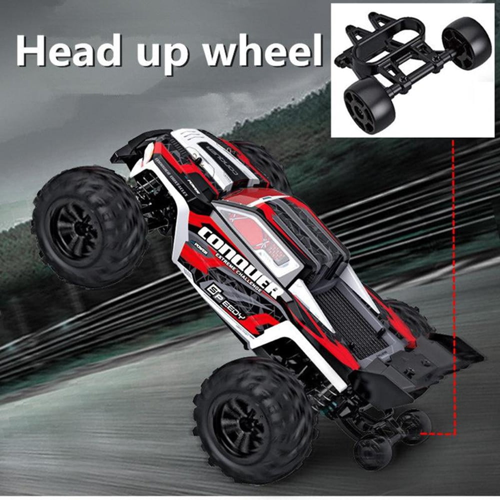 2023 New 1:16 Scale Large RC Cars - 50km/h High Speed Off-Road Monster Truck for Boys - Remote Control Car 2.4G 4WD